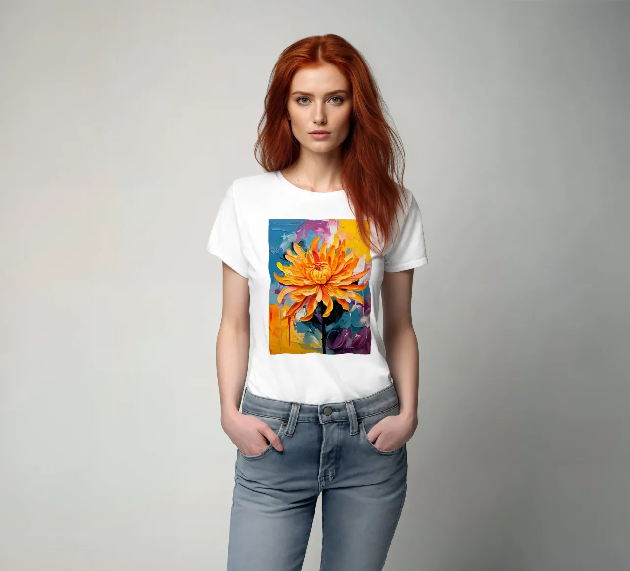 Crisantemo in fiore t-shirt da Artistic-shop