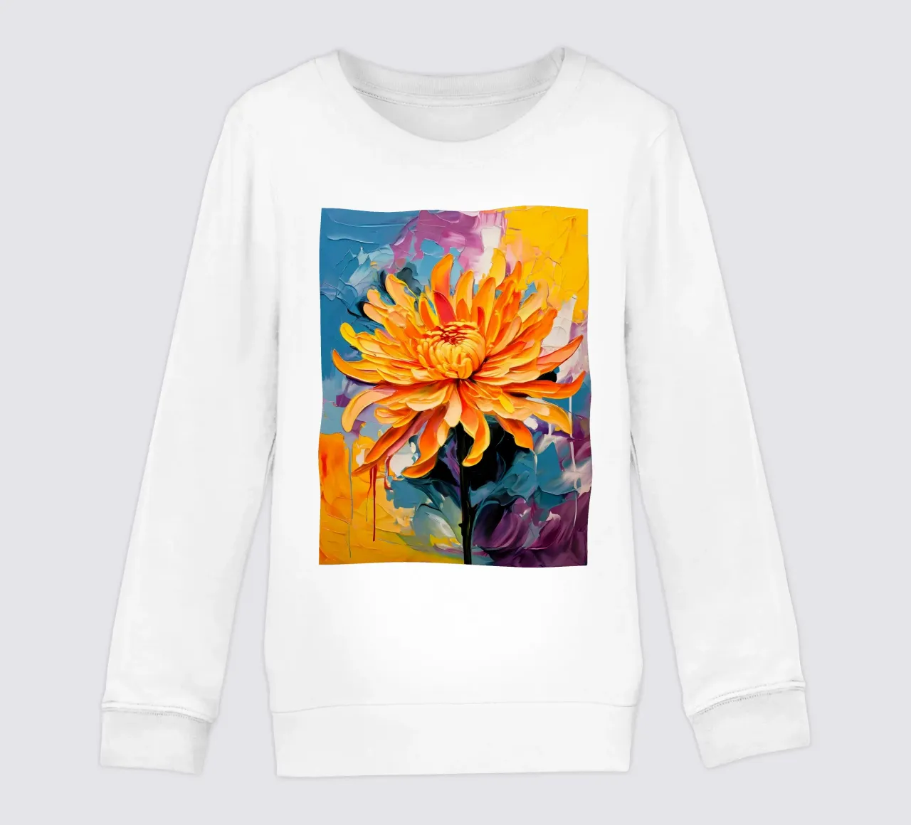 Crisantemo in fiore felpa bambino da Artistic-shop