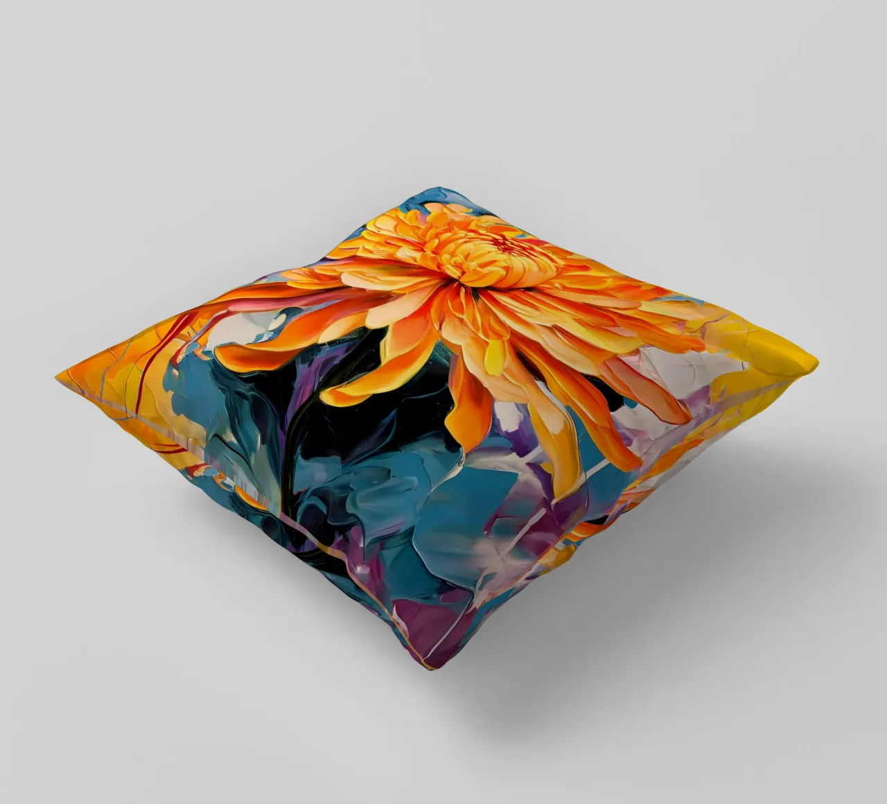 Crisantemo in fiore cuscino da Artistic-shop