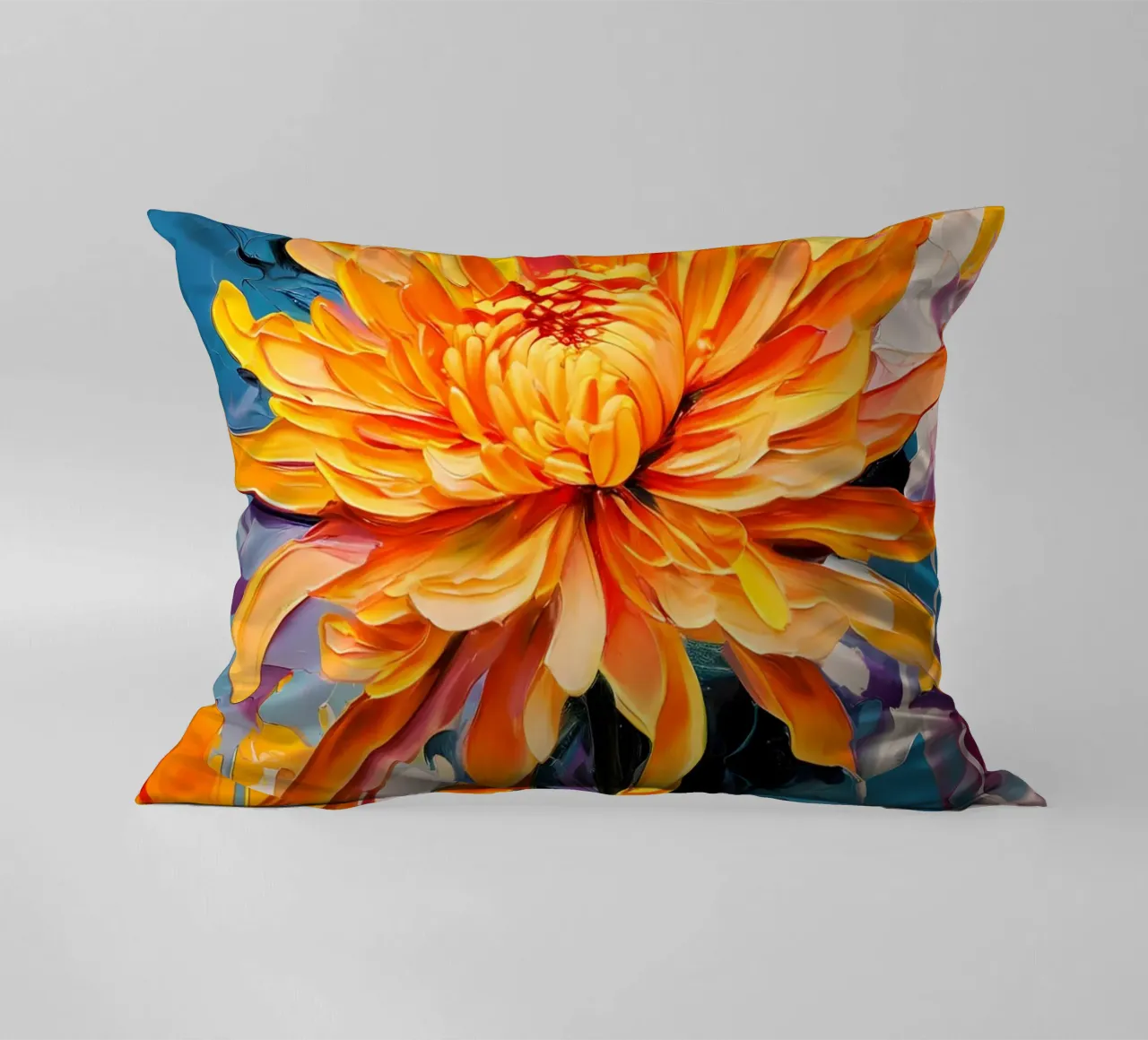 Crisantemo in fiore cuscino da Artistic-shop