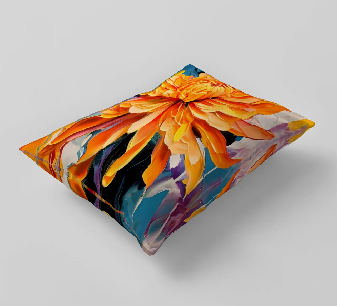 Crisantemo in fiore cuscino da Artistic-shop