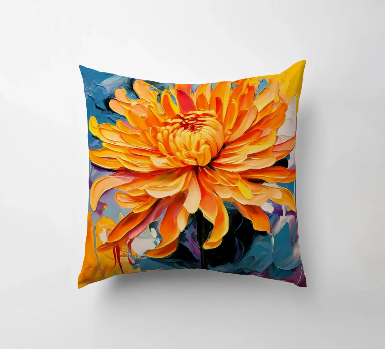 Crisantemo in fiore cuscino da Artistic-shop