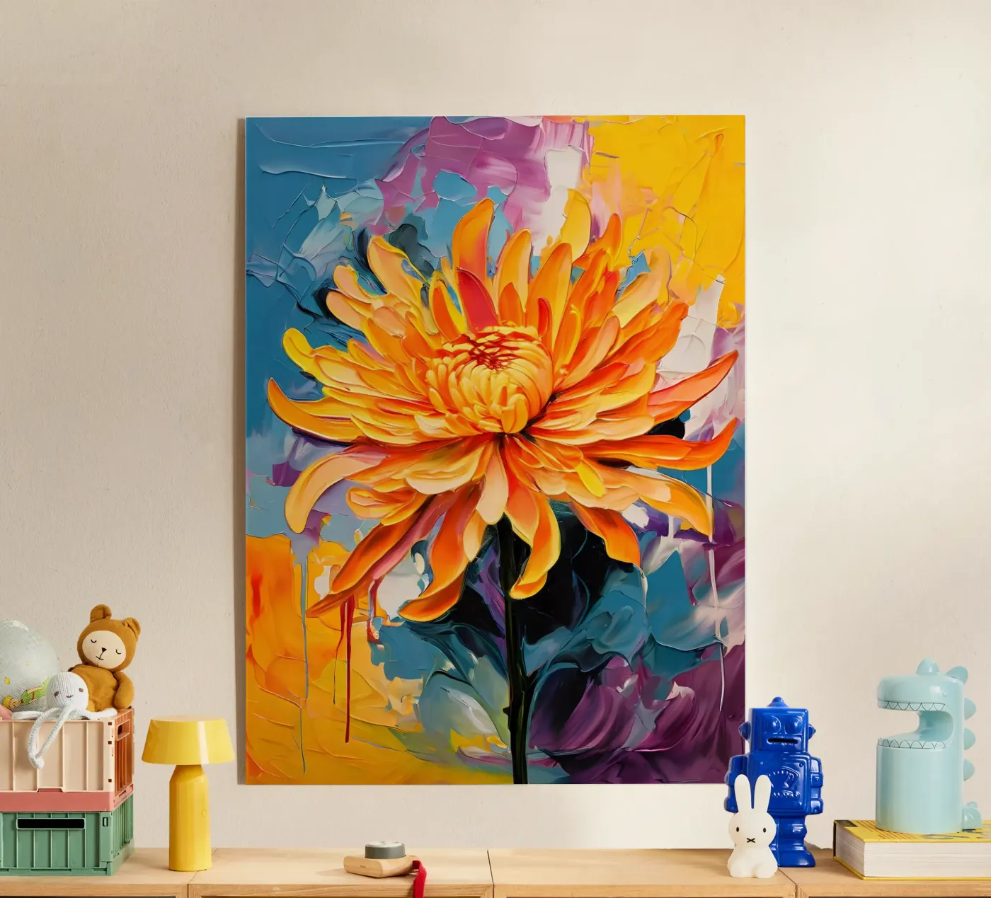 Chrysanthemum in Bloom acrylic glass by Artistic-shop