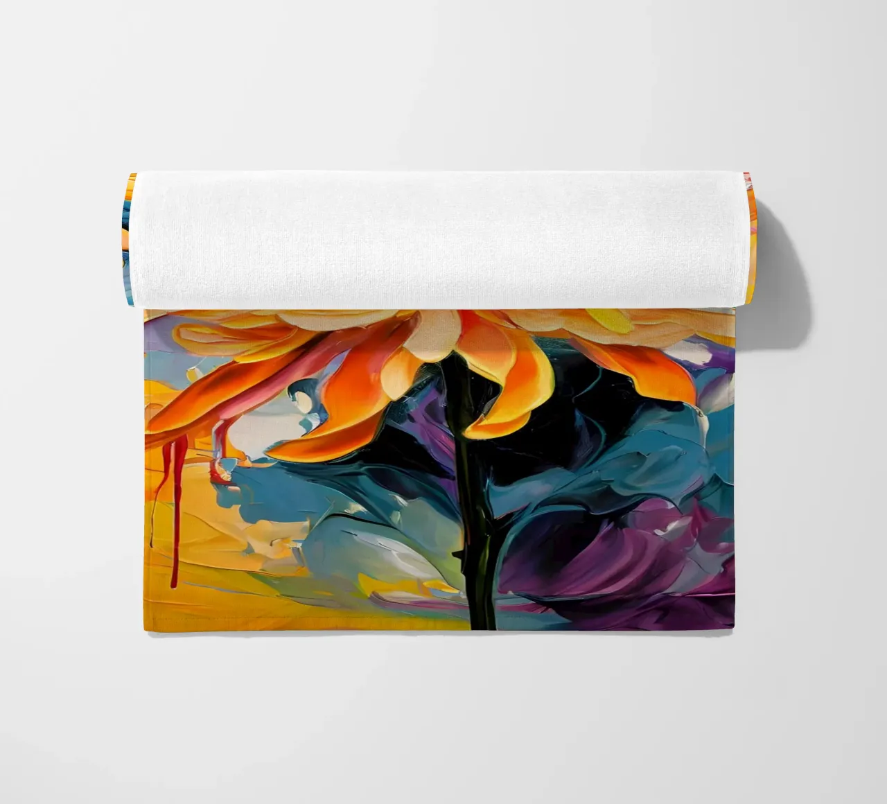 Crisantemo in fiore telo mare da Artistic-shop