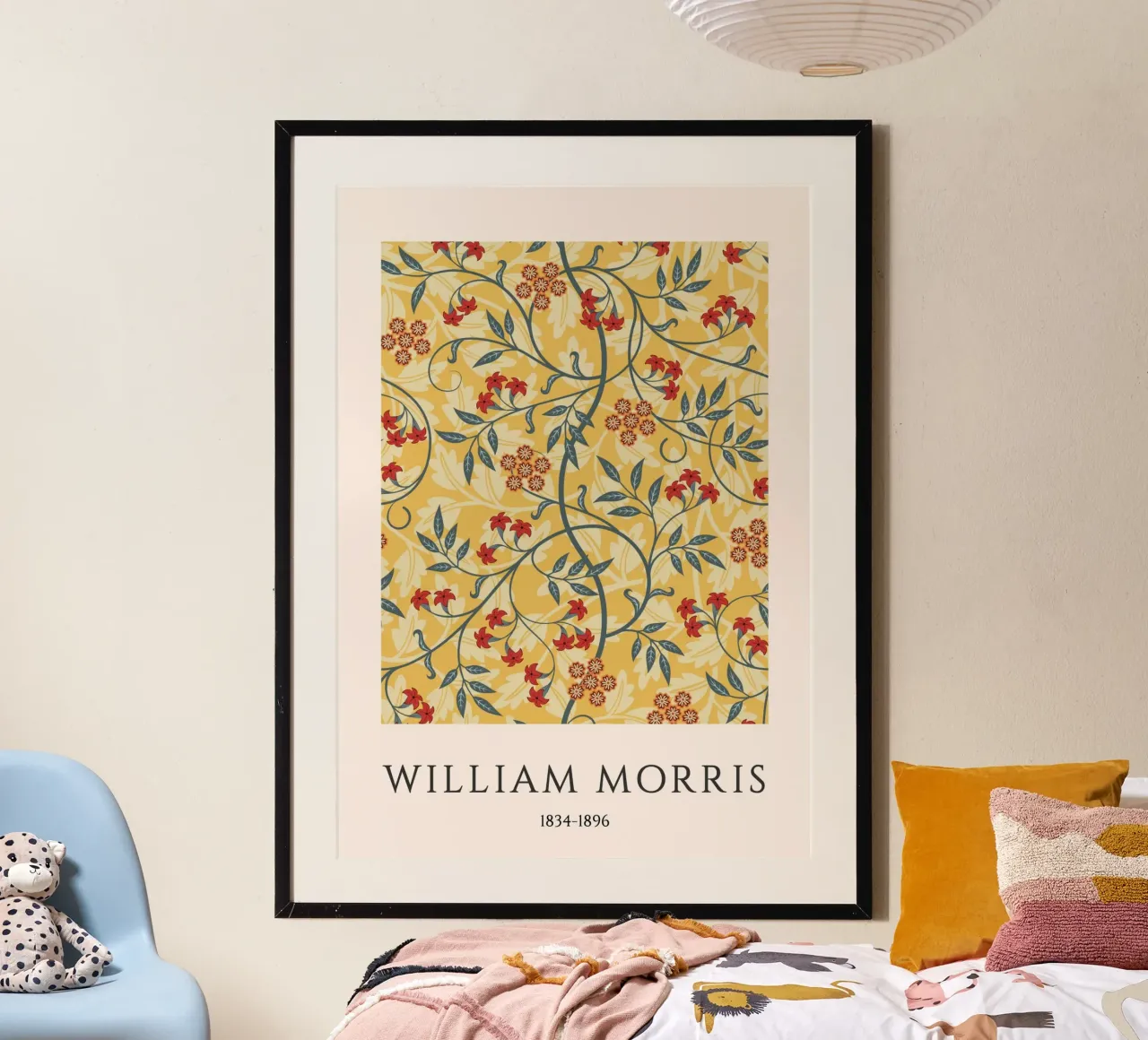 Motivo floreale di William Morris - Arti e Mestieri poster da vintagepod