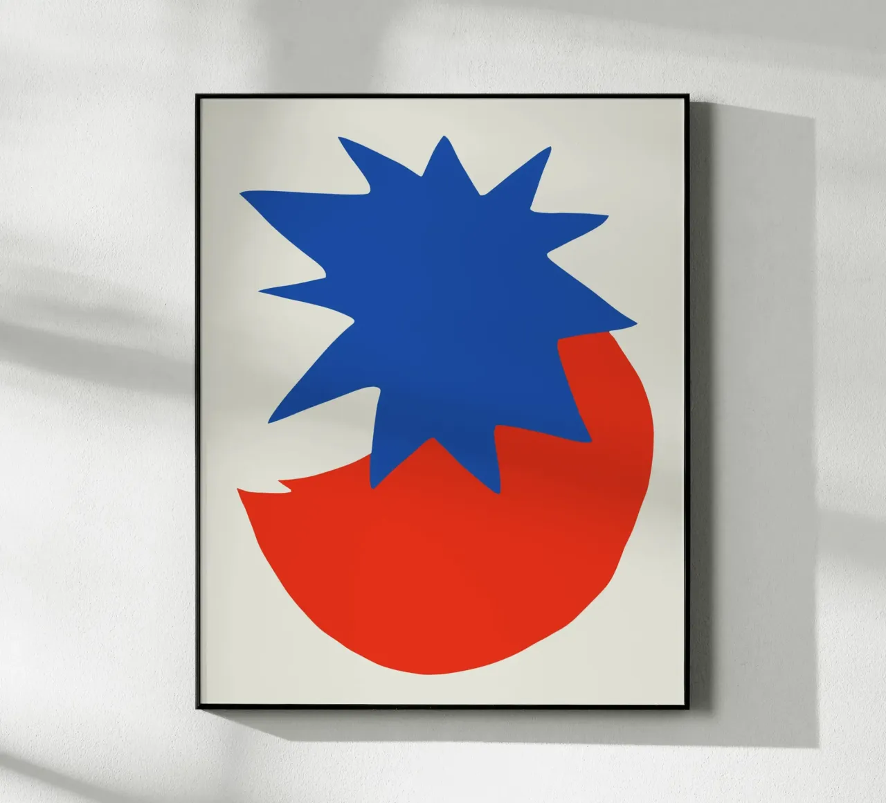 Taglio blu e rosso plexiglass da Little Dean