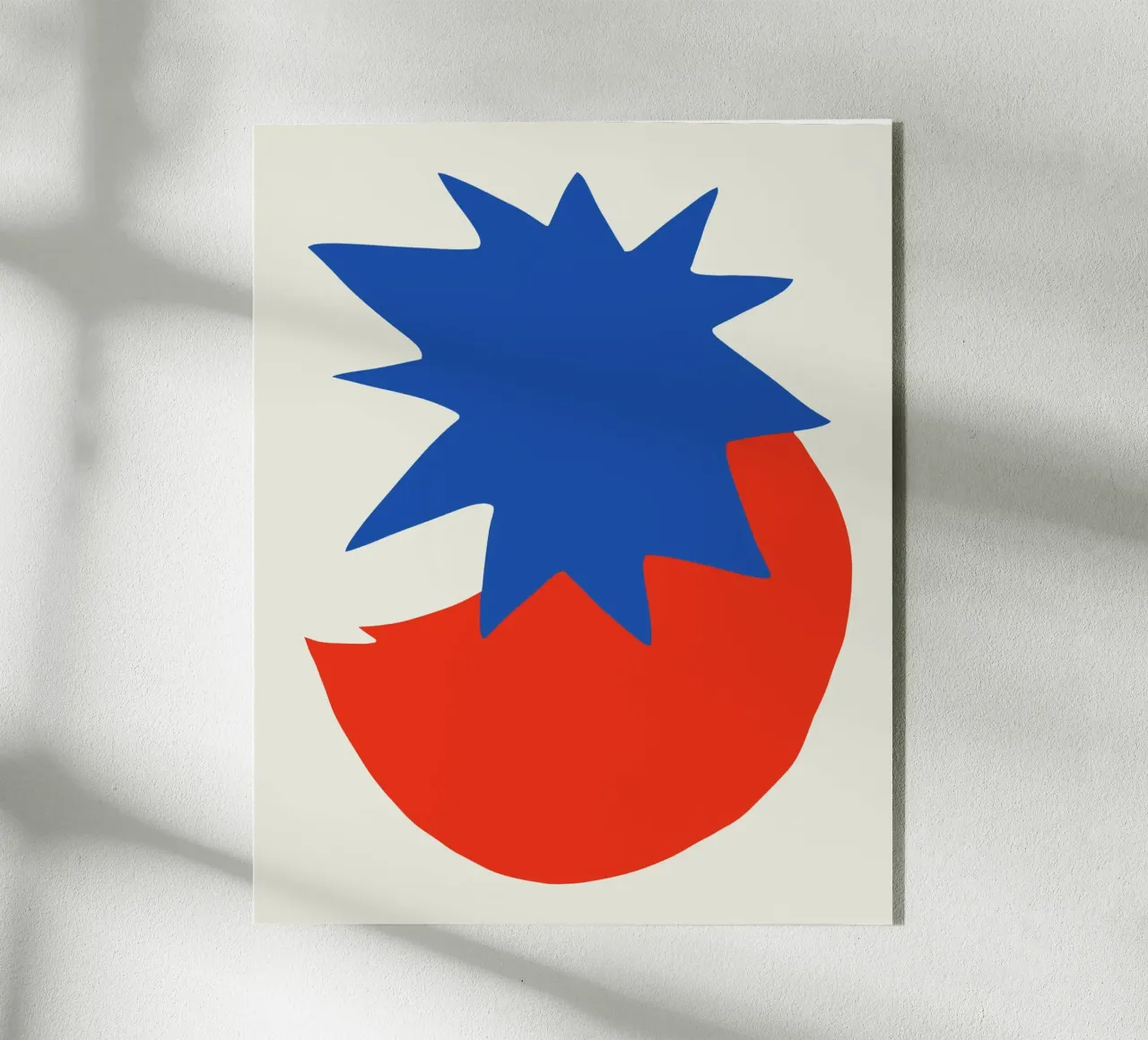 Taglio blu e rosso plexiglass da Little Dean