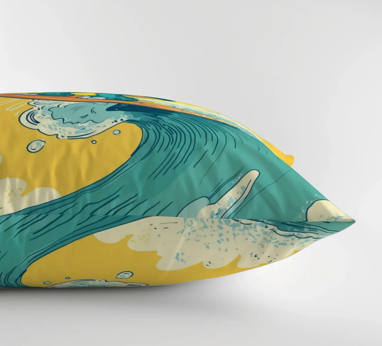 Turtle on the Waves cuscino da Kiara