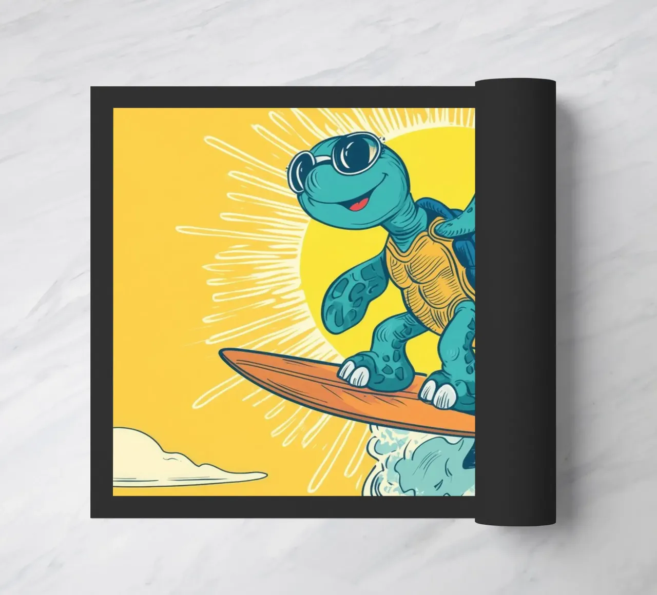 Turtle on the Waves zerbino da Kiara