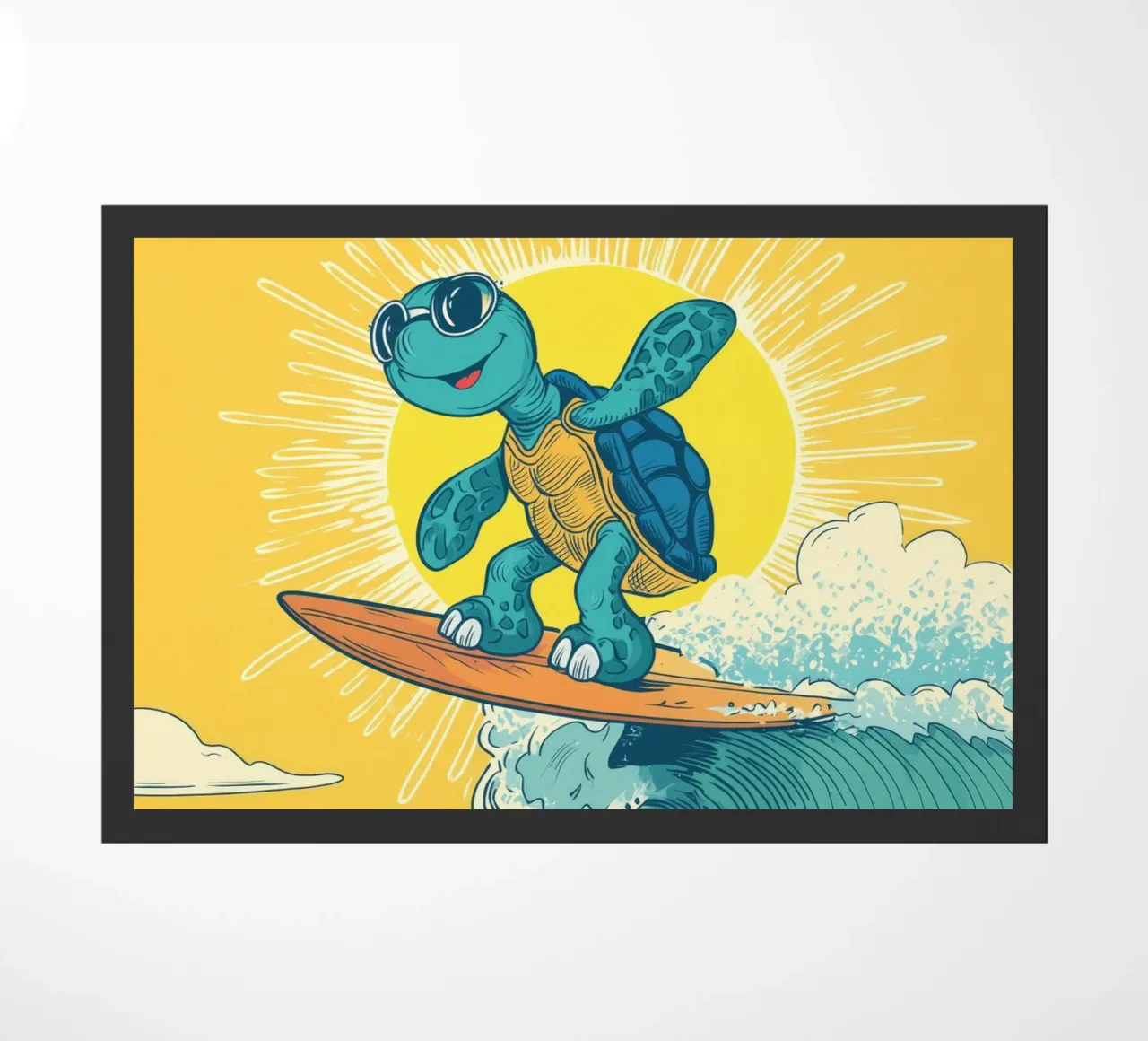 Turtle on the Waves zerbino da Kiara