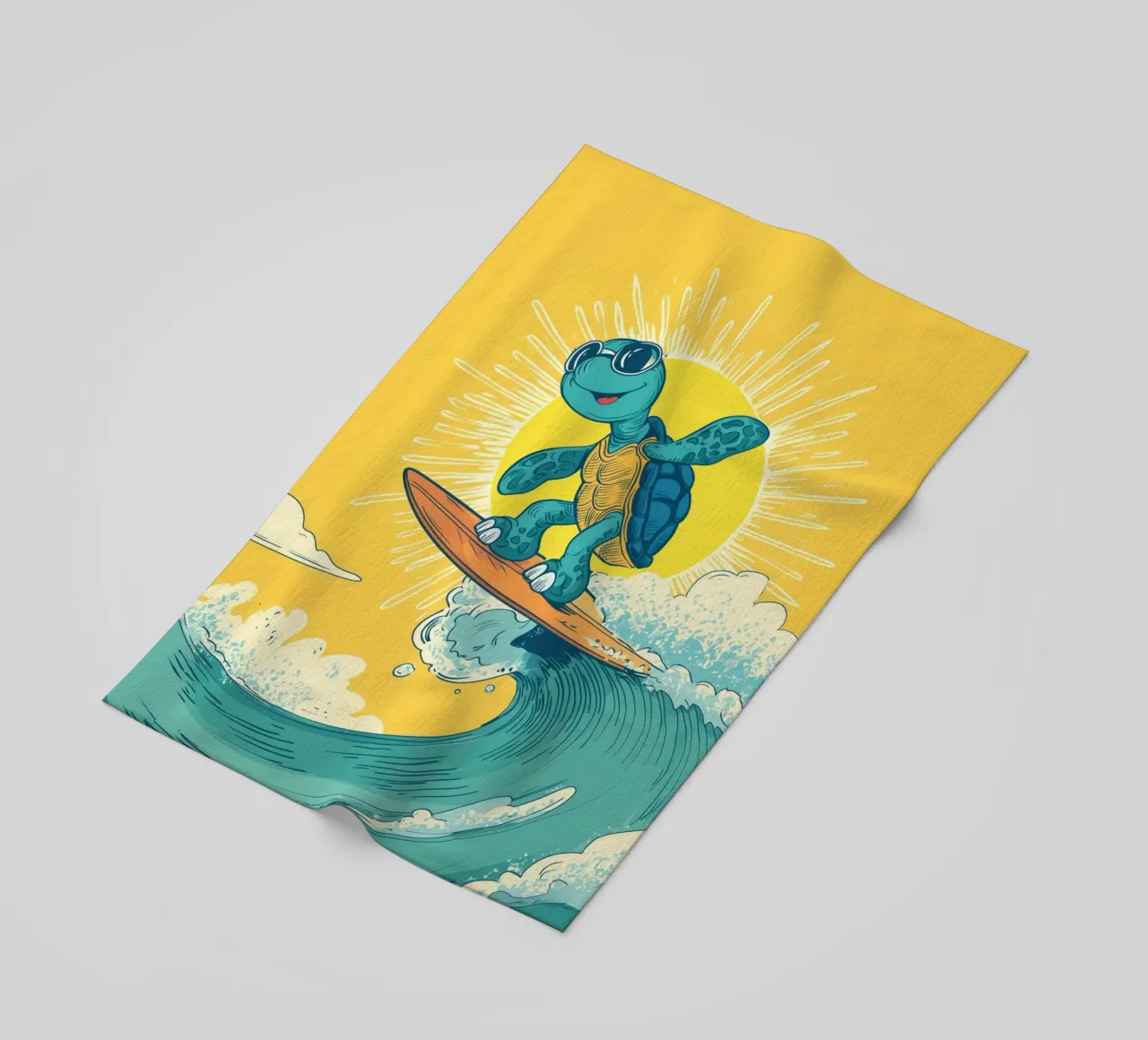 Turtle on the Waves telo mare da Kiara