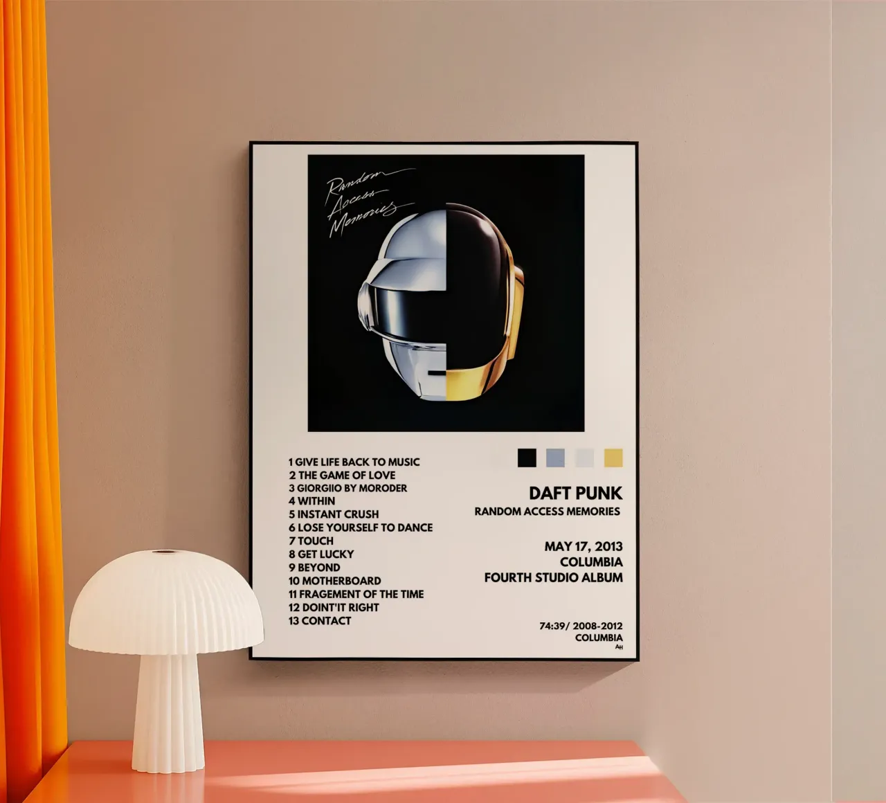 Daft Punk Random Acces Memories plexiglass da Roronoa7