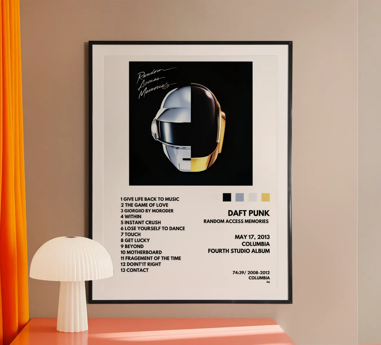 Daft Punk Random Acces Memories carta hahnemühle da Roronoa7