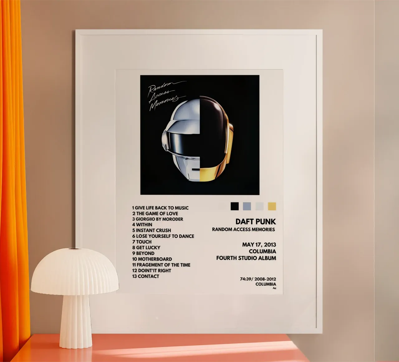Daft Punk Random Acces Memories carta hahnemühle da Roronoa7