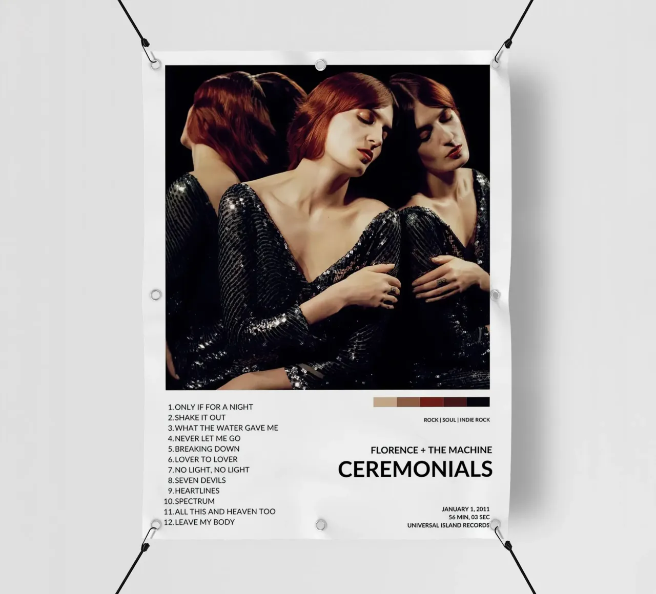 Florence +The Machine Ceremonials telo in pvc da Roronoa7