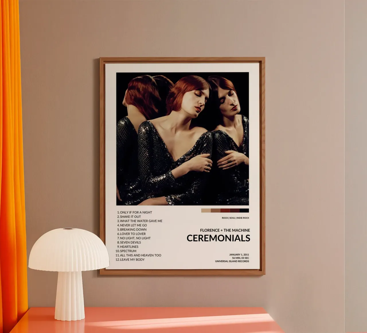 Florence +The Machine Ceremonials alluminio dibond da Roronoa7