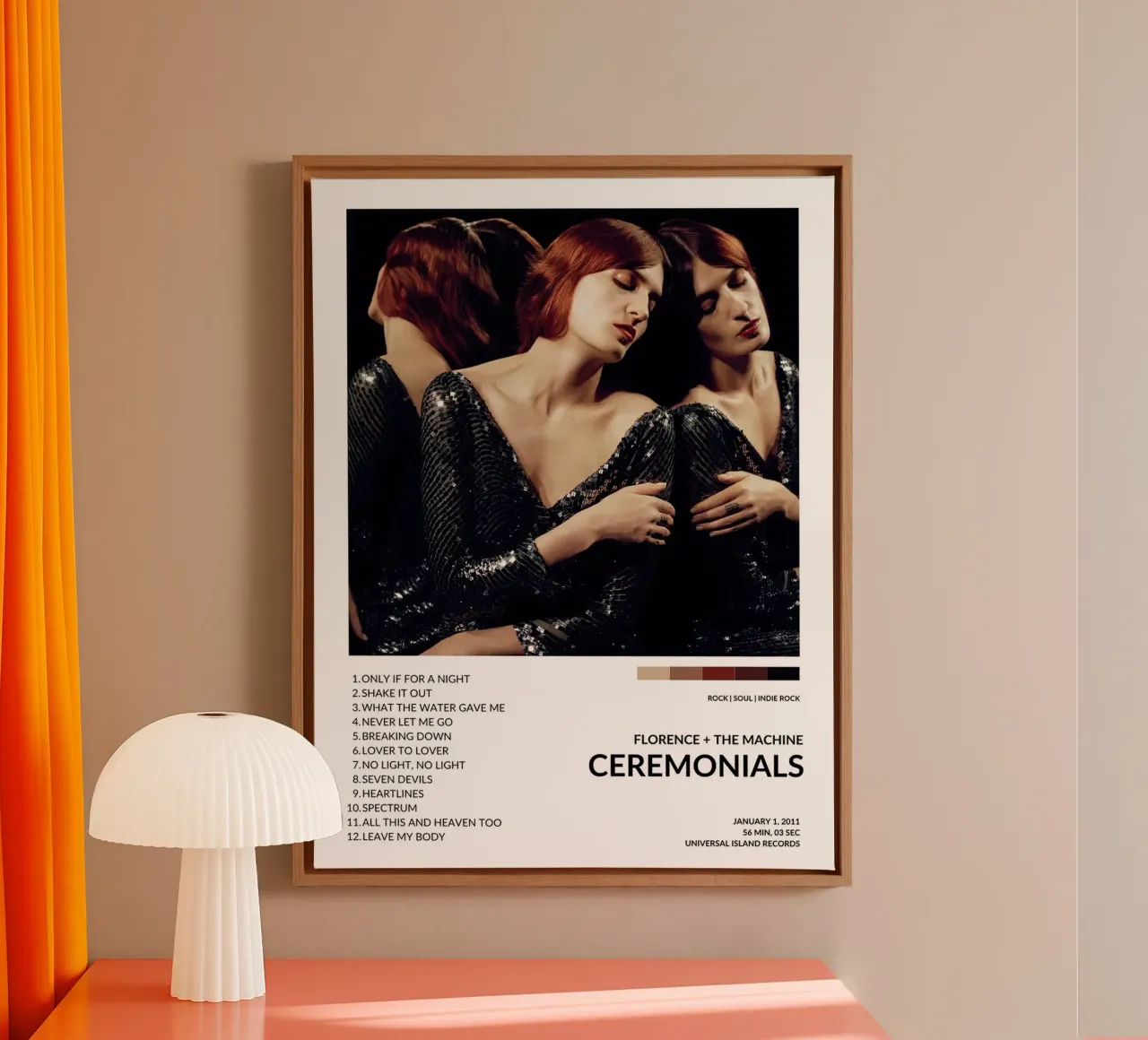 Florence +The Machine Ceremonials tela con Cornice a cassetta da Roronoa7
