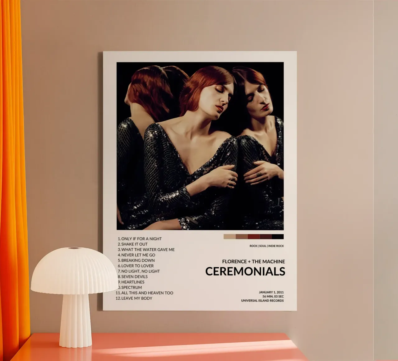 Florence +The Machine Ceremonials tela con Cornice a cassetta da Roronoa7