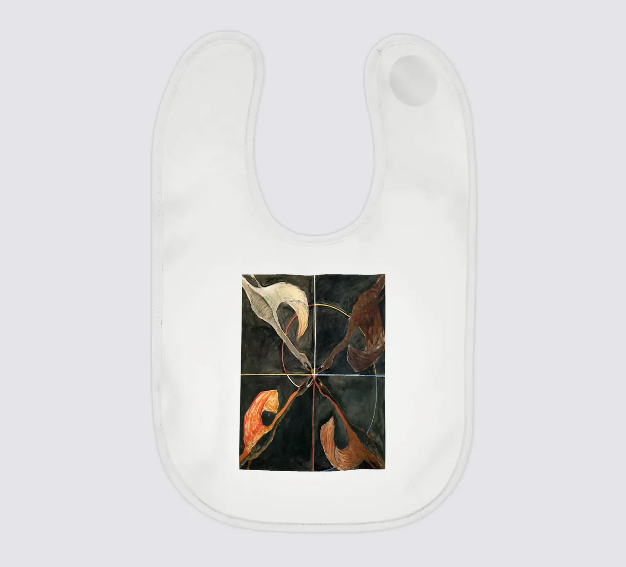 Hilma Af Klint - Le cygne n° 06 Groupe Ix-suw bavoir de William Store