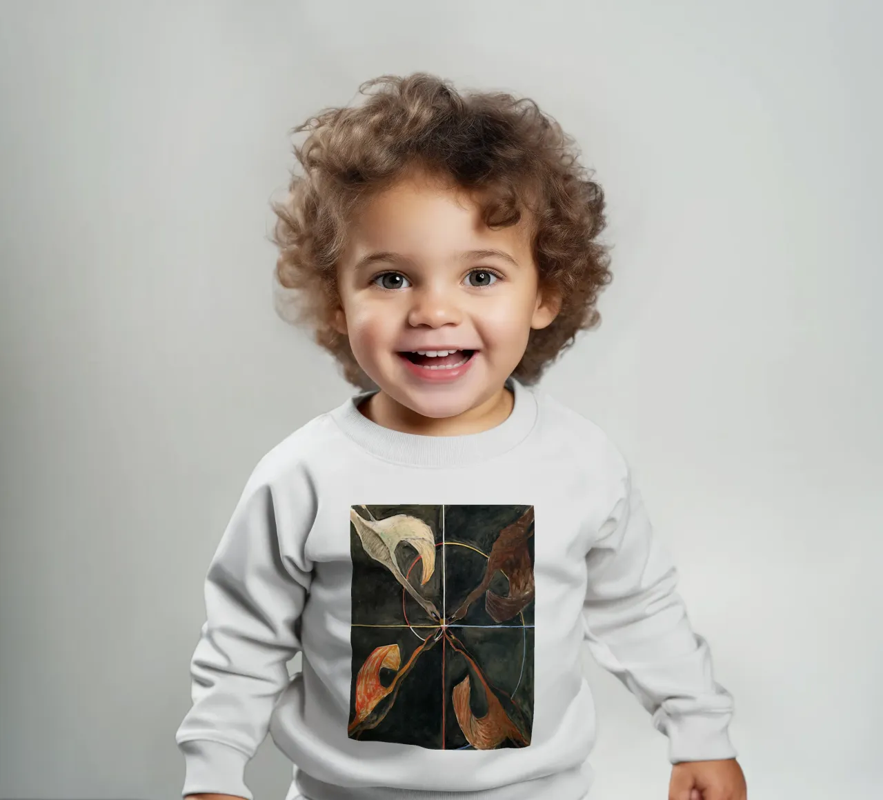 Hilma Af Klint - Il cigno n. 06 Gruppo Ix-suw felpa neonato da William Store