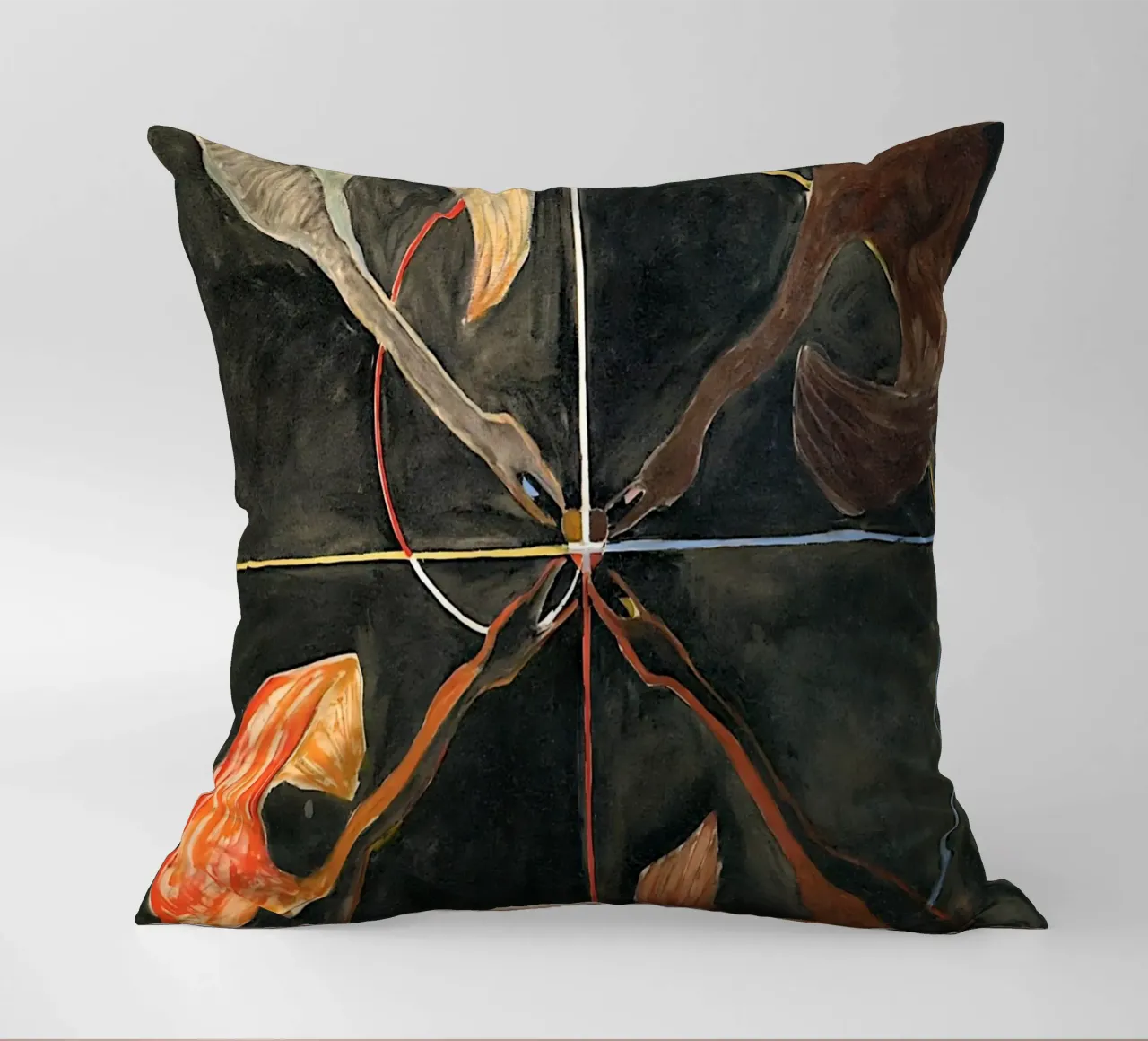 Hilma Af Klint - Il cigno n. 06 Gruppo Ix-suw cuscino da William Store