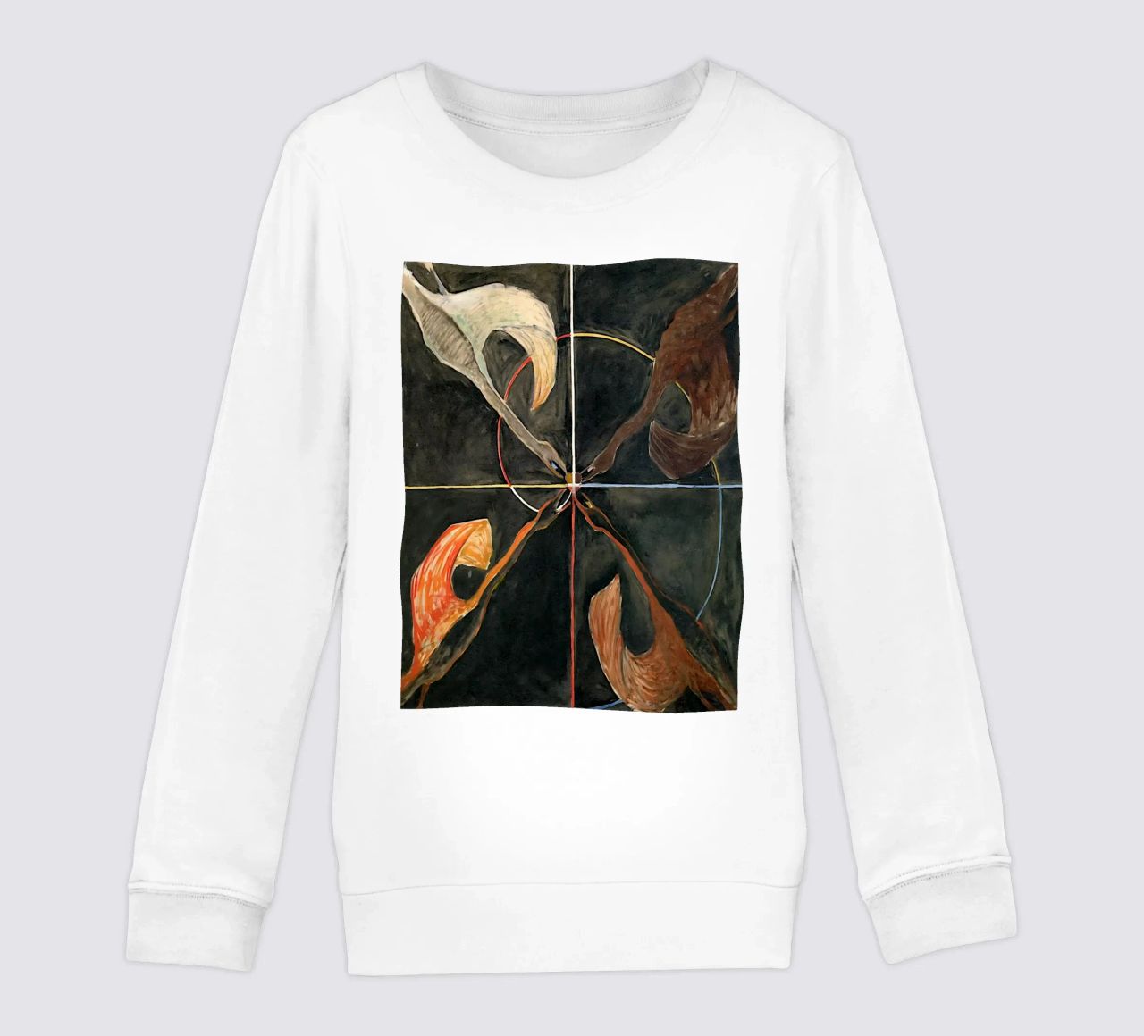 Hilma Af Klint - Il cigno n. 06 Gruppo Ix-suw felpa bambino da William Store