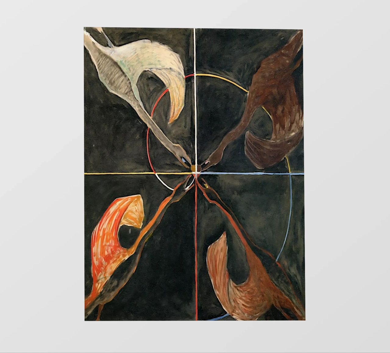 Hilma Af Klint - Il cigno n. 06 Gruppo Ix-suw pellicola backlit da William Store