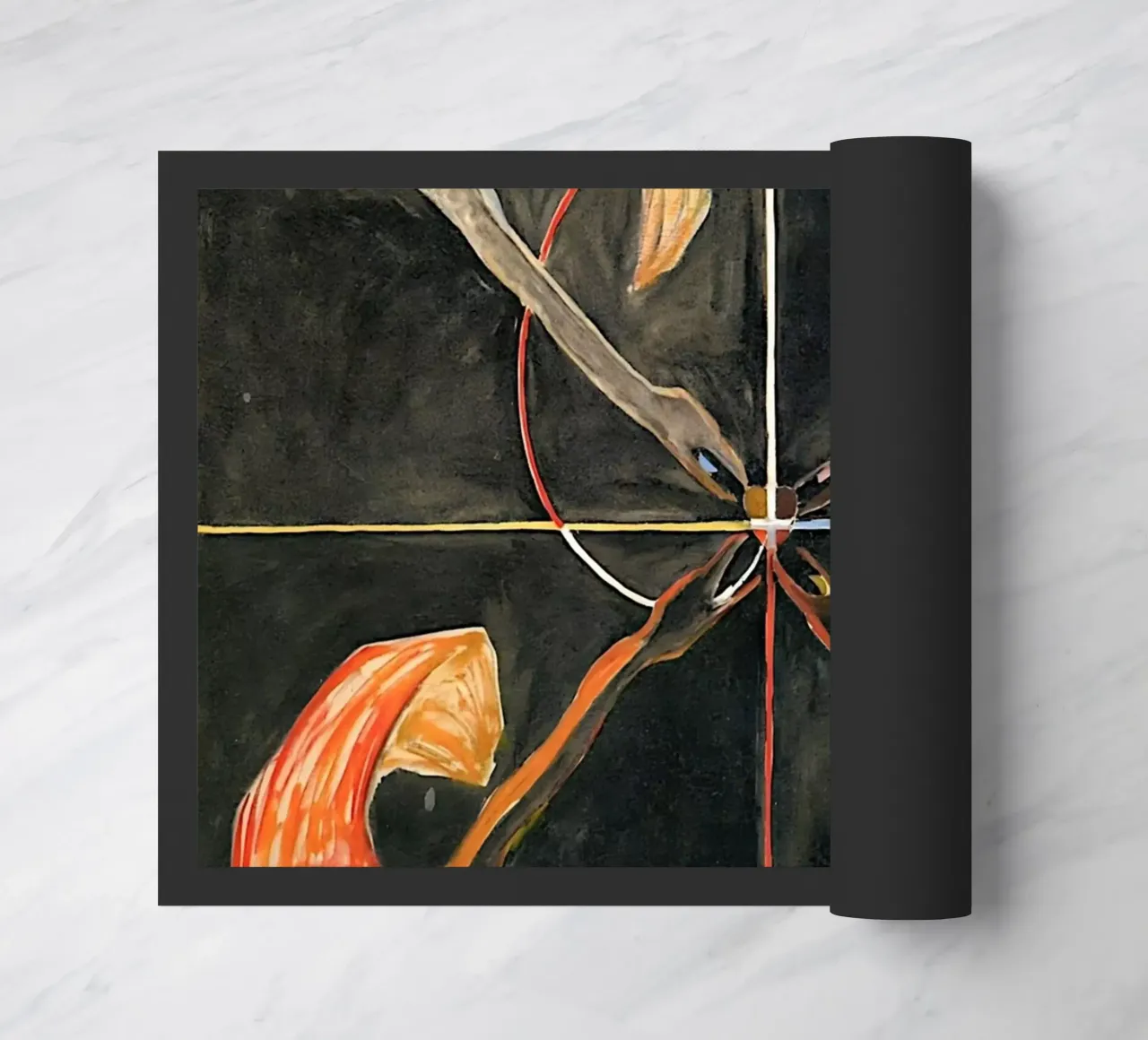 Hilma Af Klint - Le cygne n° 06 Groupe Ix-suw paillasson de William Store