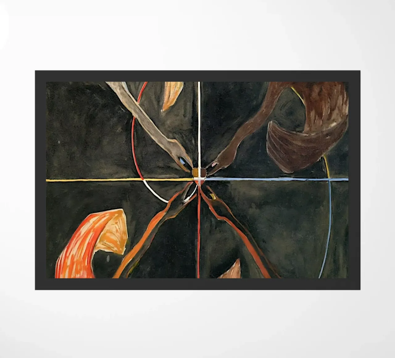 Hilma Af Klint - Le cygne n° 06 Groupe Ix-suw paillasson de William Store