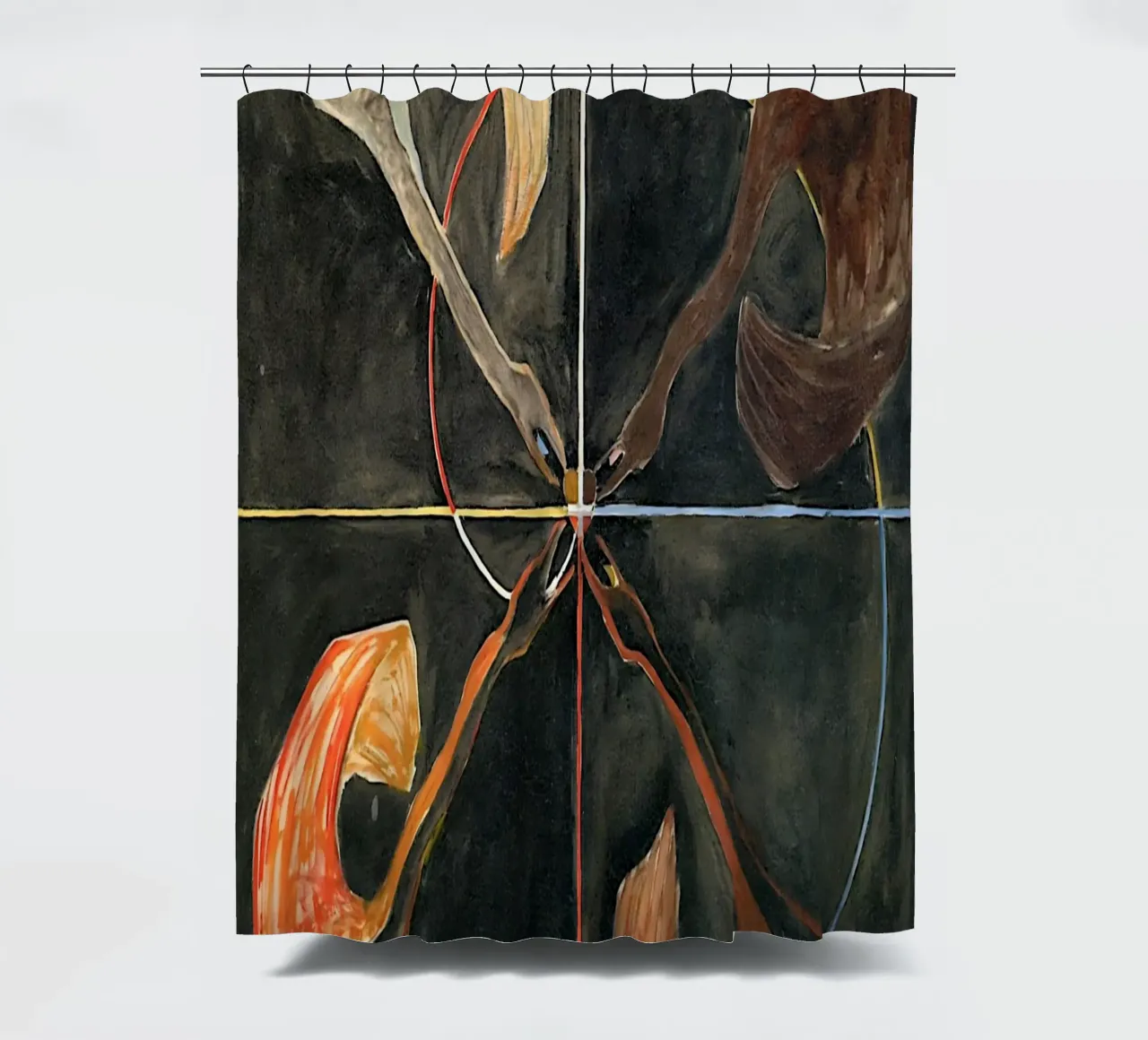 Hilma Af Klint - Il cigno n. 06 Gruppo Ix-suw tenda da doccia da William Store