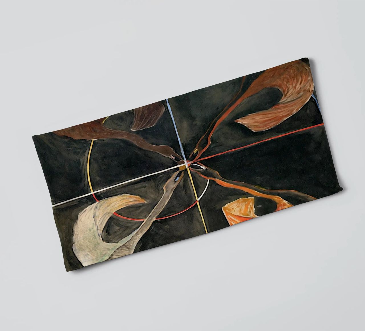 Hilma Af Klint - The Swan No. 06 Group Ix-suw towel by William Store