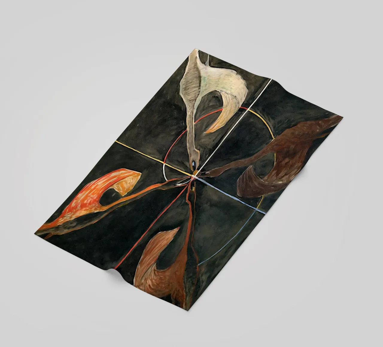 Hilma Af Klint - Le cygne n° 06 Groupe Ix-suw serviette de plage de William Store