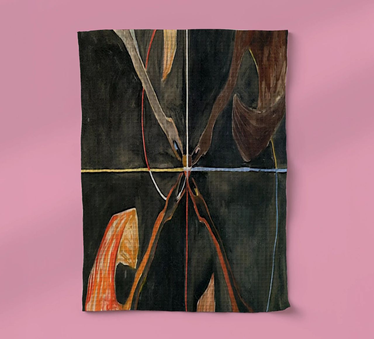 Hilma Af Klint - Le cygne n° 06 Groupe Ix-suw torchon de William Store