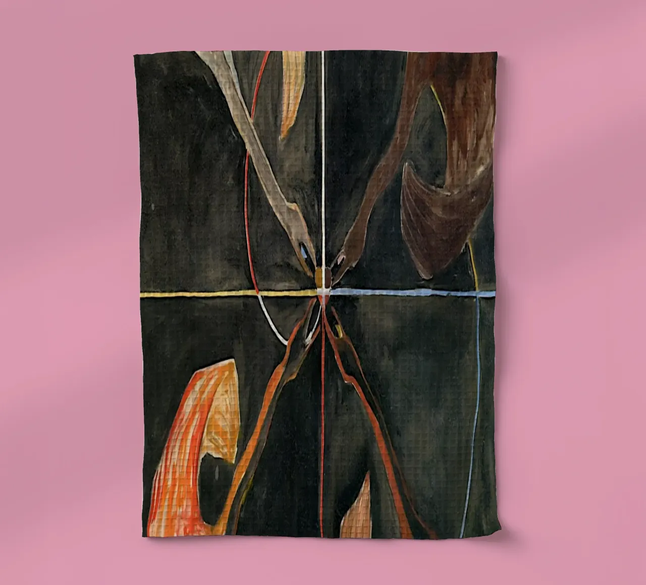 Hilma Af Klint - The Swan No. 06 Group Ix-suw tea towel by William Store