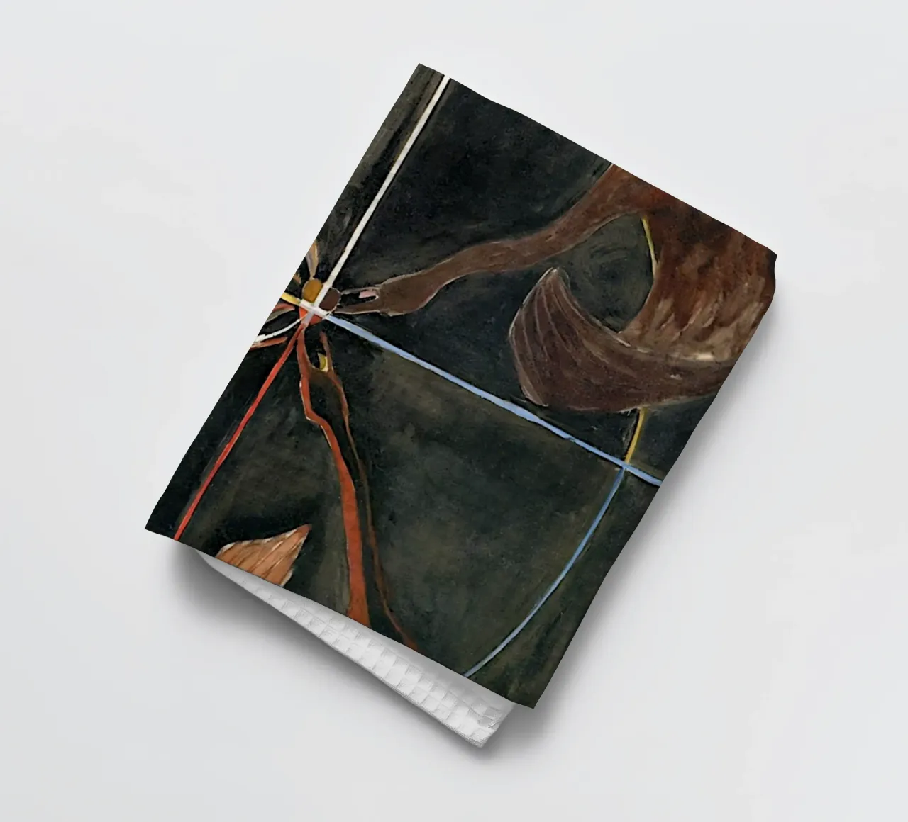 Hilma Af Klint - The Swan No. 06 Group Ix-suw tea towel by William Store