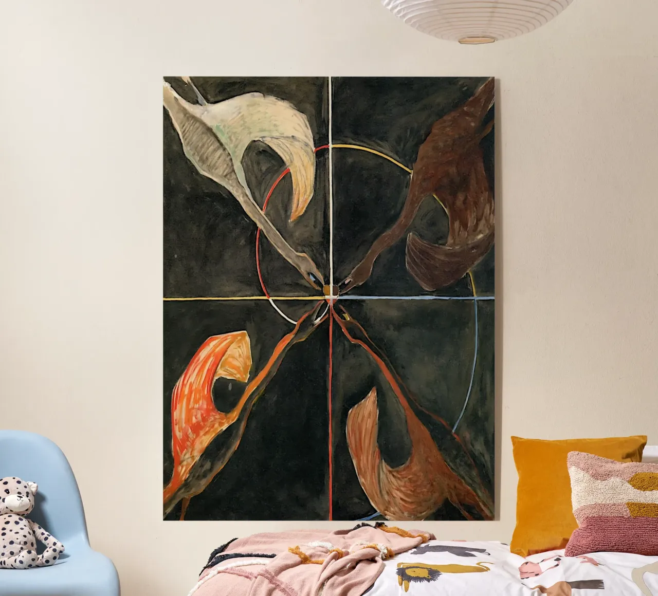 Hilma Af Klint - Il cigno n. 06 Gruppo Ix-suw plexiglass da William Store