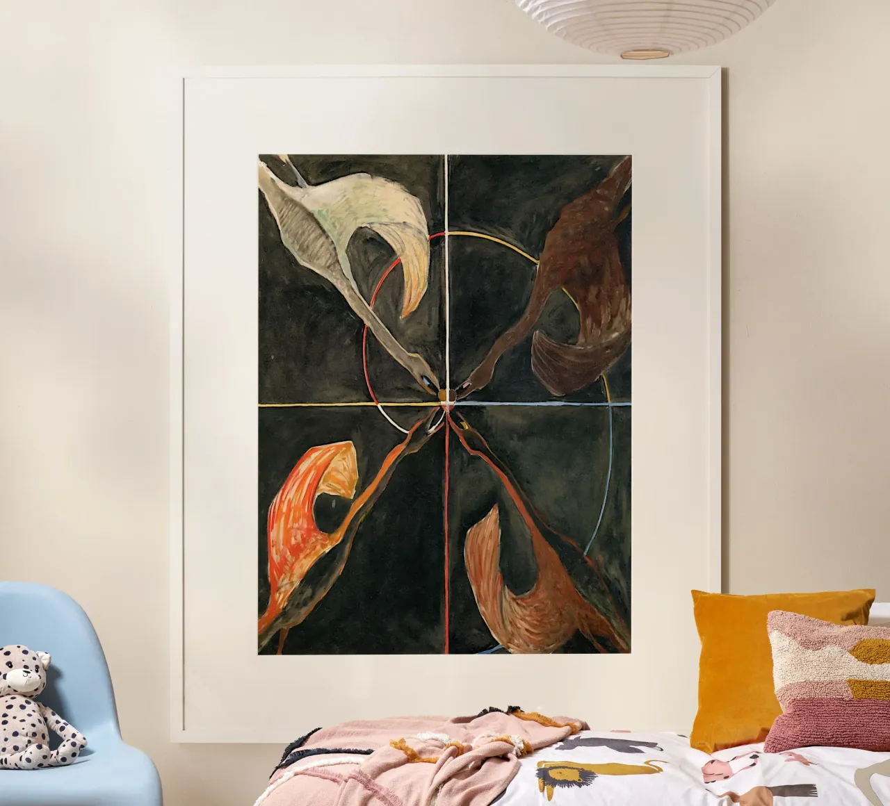 Hilma Af Klint - Il cigno n. 06 Gruppo Ix-suw carta hahnemühle da William Store