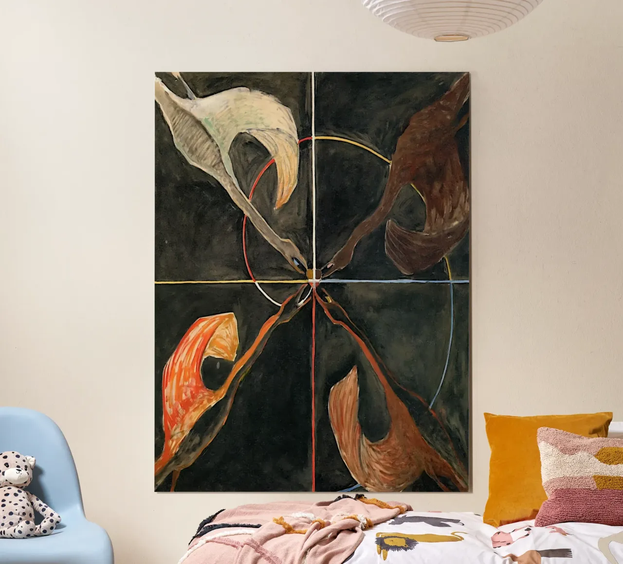 Hilma Af Klint - Le cygne n° 06 Groupe Ix-suw hahnemühle de William Store