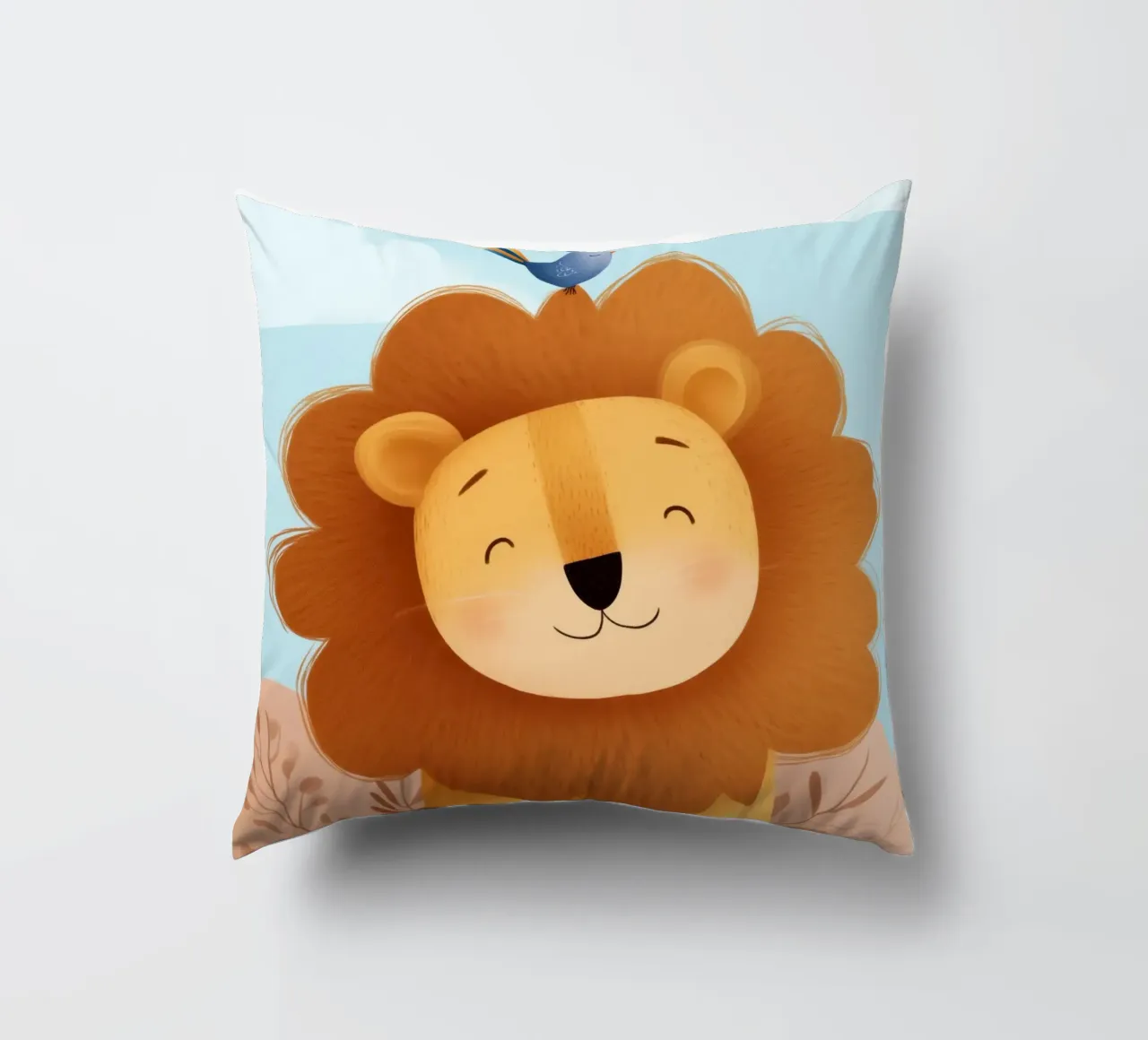Lion & Little Bird cuscino da Kiara