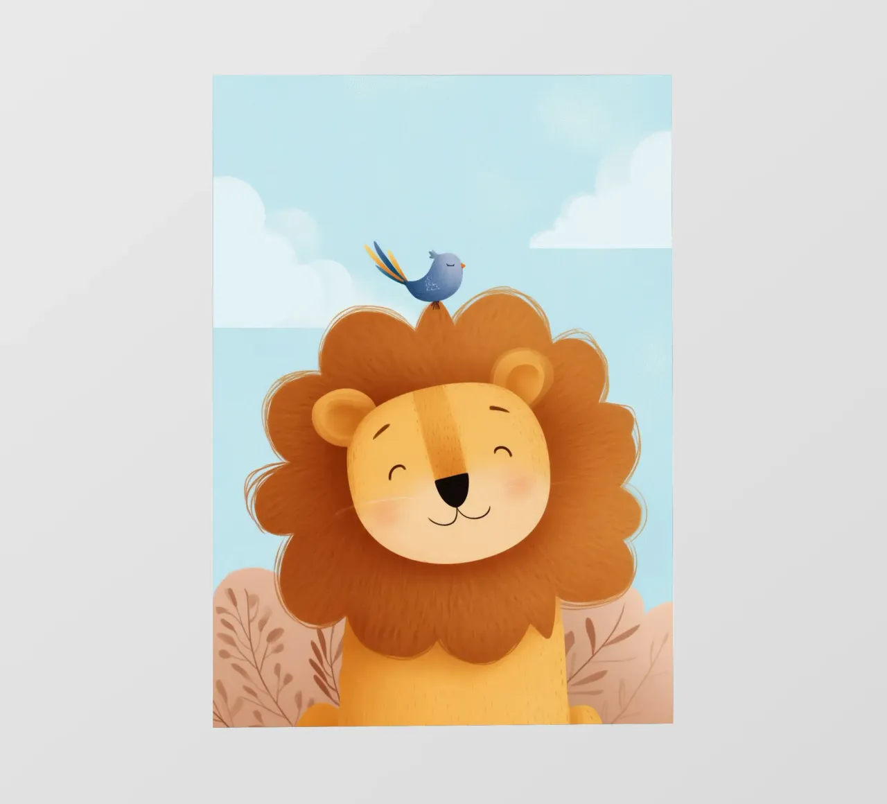 Lion & Little Bird telo in pvc da Kiara