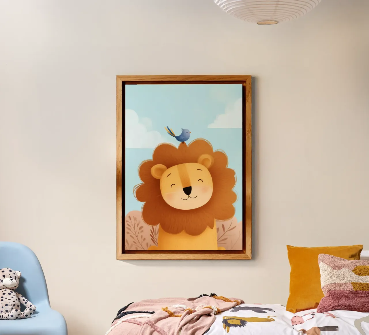 Lion & Little Bird alluminio dibond da Kiara