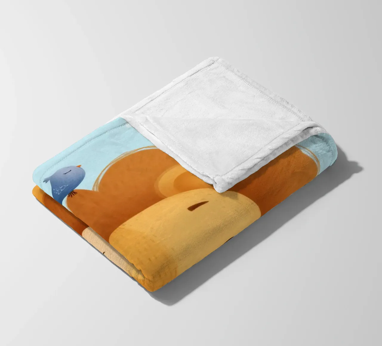Lion & Little Bird coperta in pile da Kiara