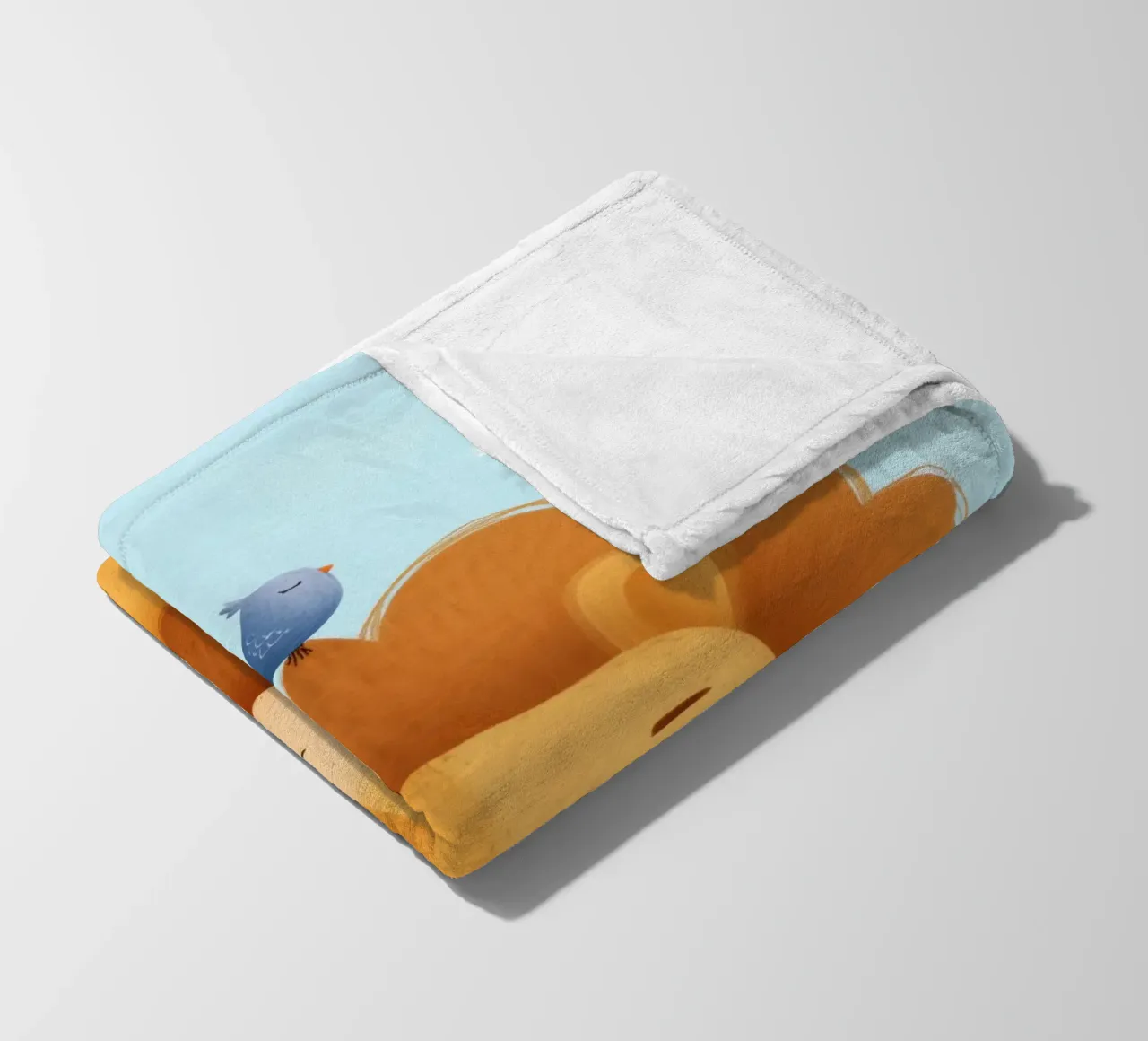 Lion & Little Bird coperta in pile da Kiara