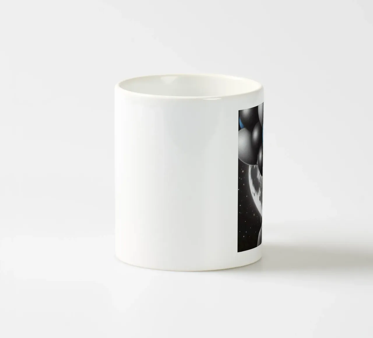 Ragazza con palloncini tazza in ceramica da BenCoStyle