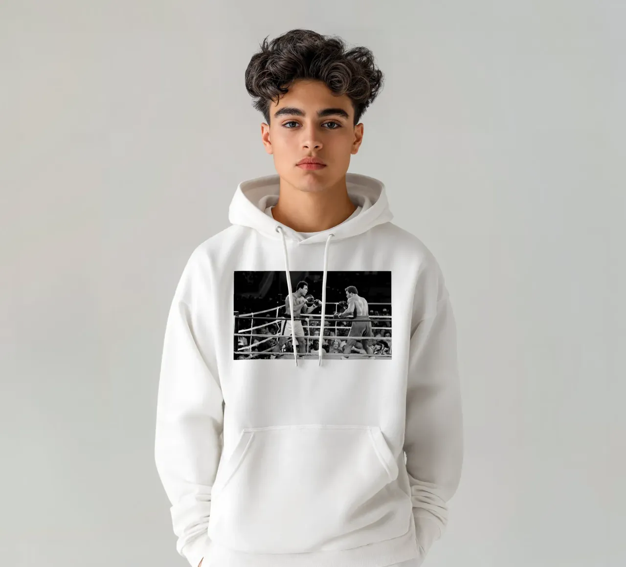 Muhammad Ali contra George Foreman sudadera con capucha de tobyrmattie