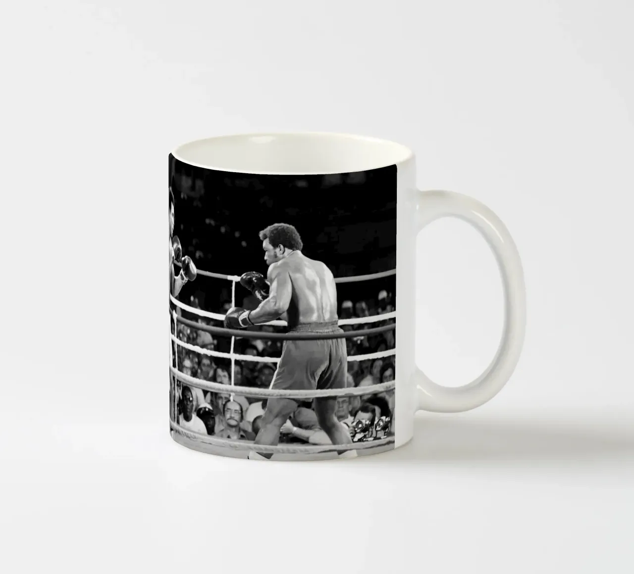 Mohammed Ali vs George Foreman keramische mok van tobyrmattie