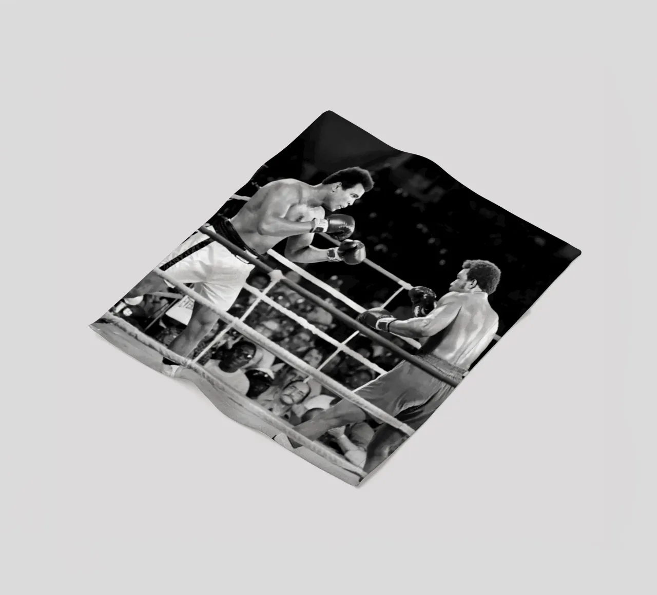 Mohammed Ali vs George Foreman fleecedeken van tobyrmattie