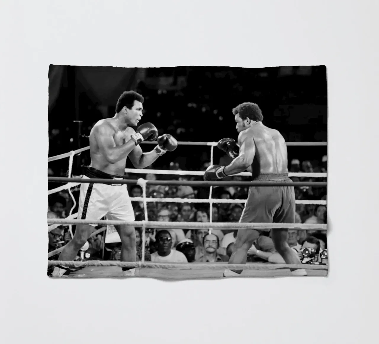 Mohammed Ali vs George Foreman fleecedeken van tobyrmattie