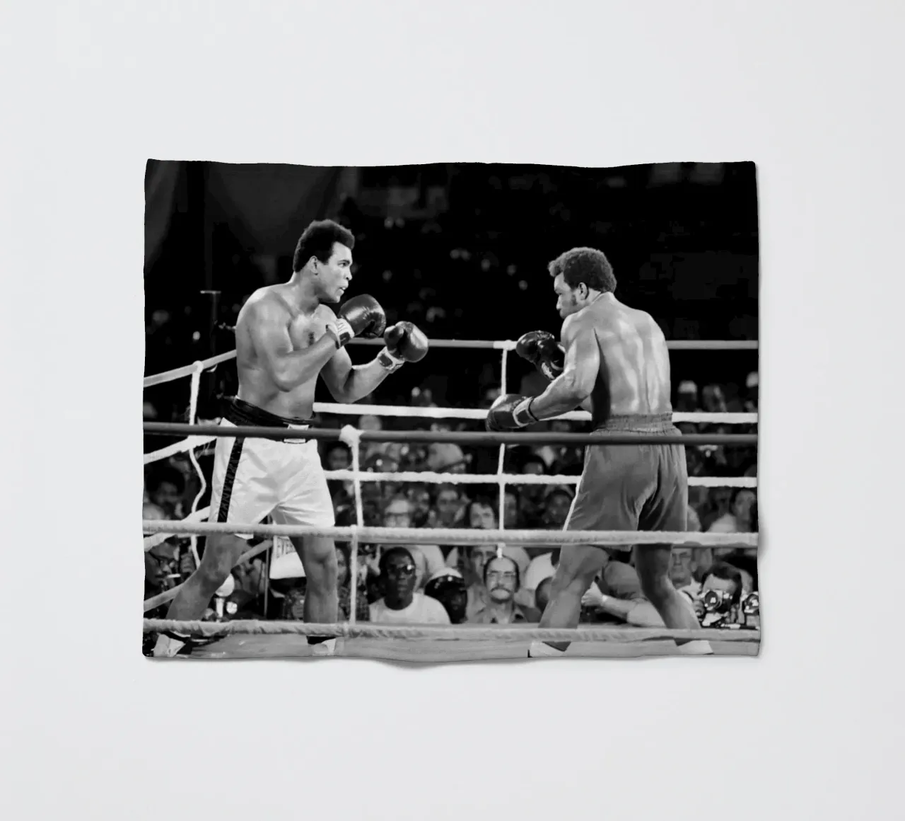 Mohammed Ali vs George Foreman fleecedeken van tobyrmattie