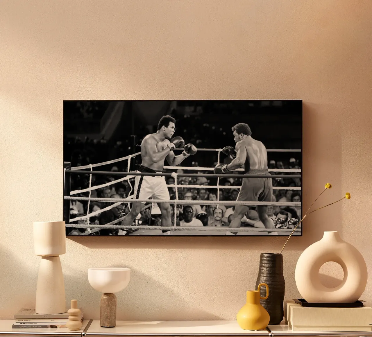 Muhammad Ali vs George Foreman alluminio dibond da tobyrmattie